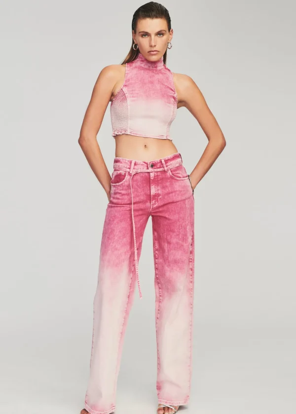 Final Sale*Retrofete Nova Top Pink Sorbet