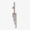 Accessories*Retrofete Number Rhinestone Earring Silver