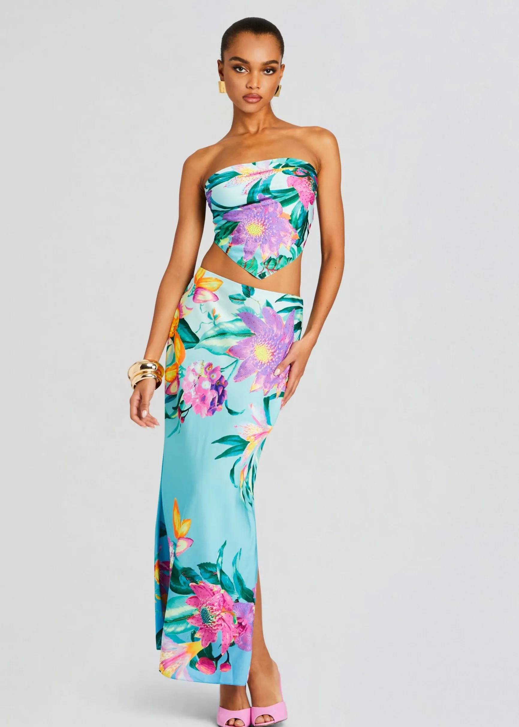 ocean_skirt_1-2.webp Bottoms*Retrofete Ocean Skirt Turquoise