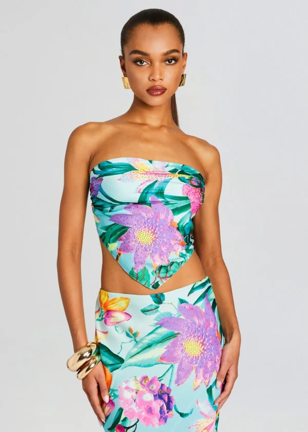 Tops*Retrofete Ocean Top Turquoise