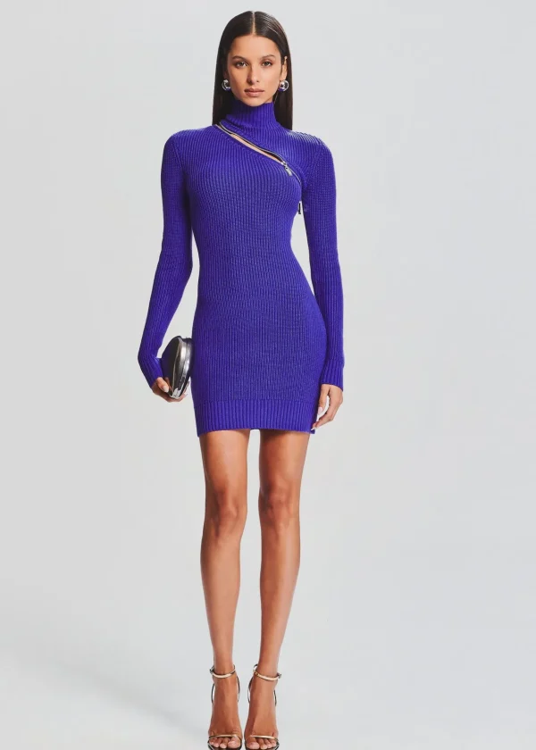 Day to Night*Retrofete Oceana Sweater Dress Violet Indigo