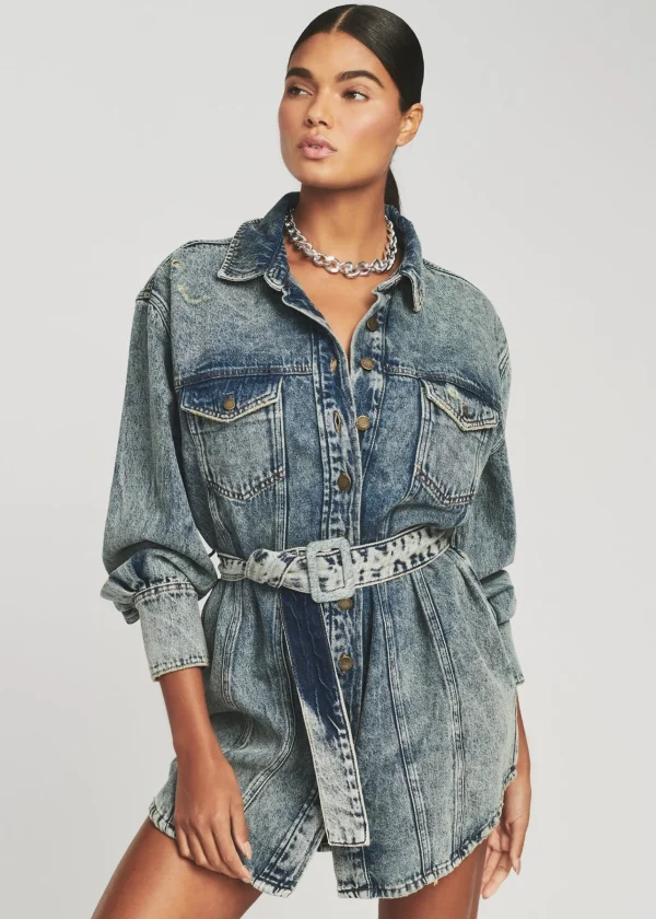 Dresses*Retrofete Odette Shirtdress Oceanside