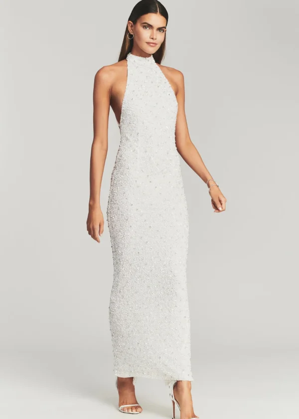 Sequin Styles*Retrofete Olivia Sequin Dress White