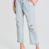 Bottoms*Retrofete Omar Drop Boyfriend Jean Skylight