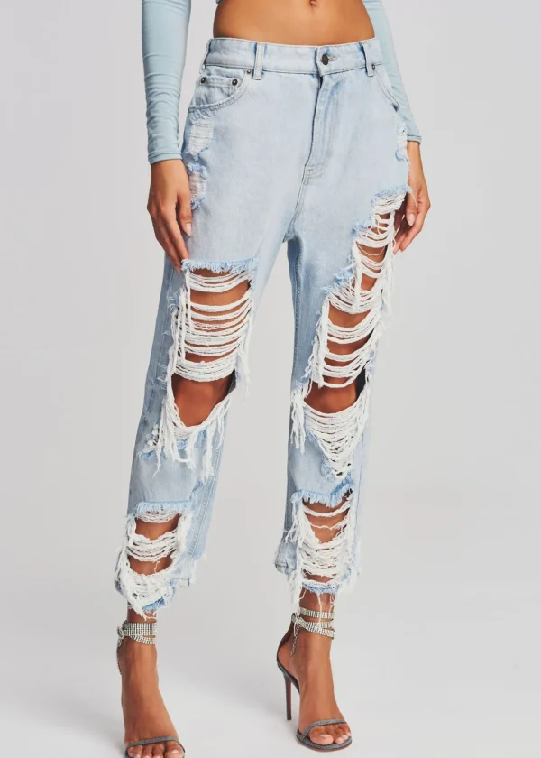 Denim*Retrofete Omar Drop Boyfriend Jean Light Laguna