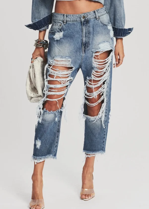 Denim*Retrofete Omar Drop Boyfriend Jean Lagos