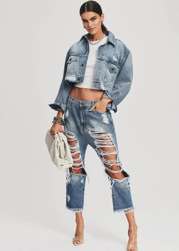 Denim*Retrofete Omar Drop Boyfriend Jean Lagos