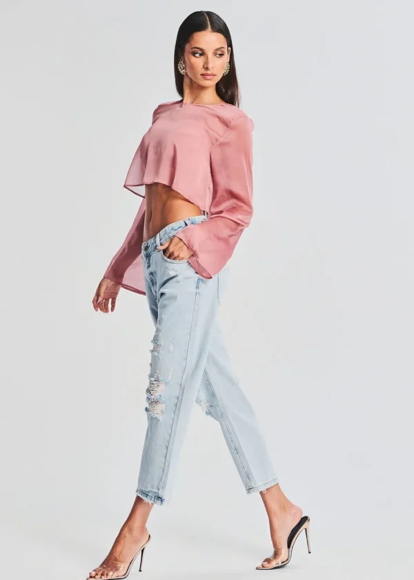 Bottoms*Retrofete Omar Drop Boyfriend Jean Skylight