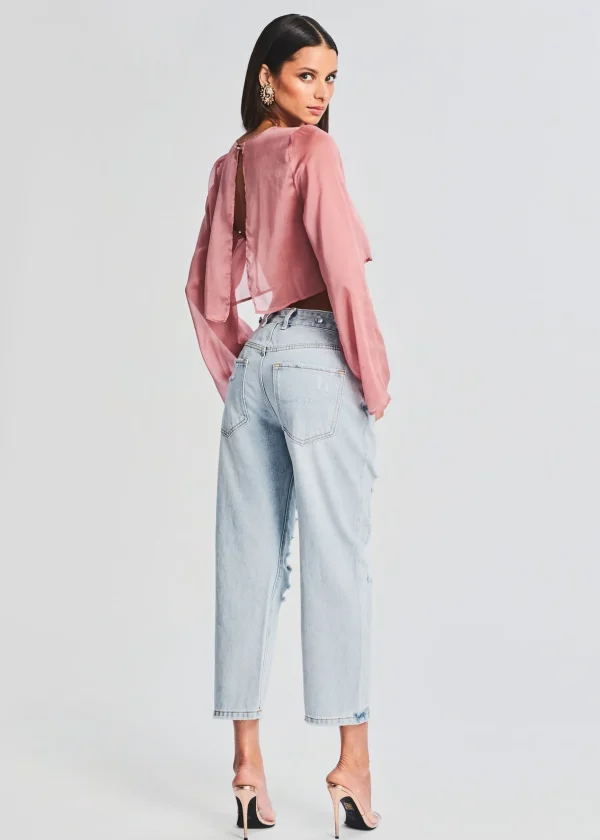 Bottoms*Retrofete Omar Drop Boyfriend Jean Skylight
