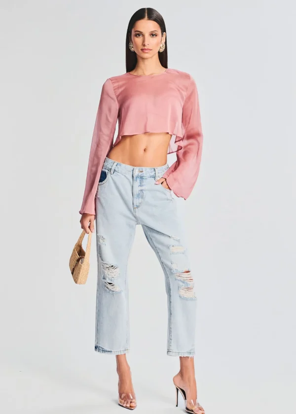 Bottoms*Retrofete Omar Drop Boyfriend Jean Skylight