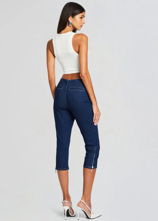 Bottoms*Retrofete Padma Capri Jean Deep Sea