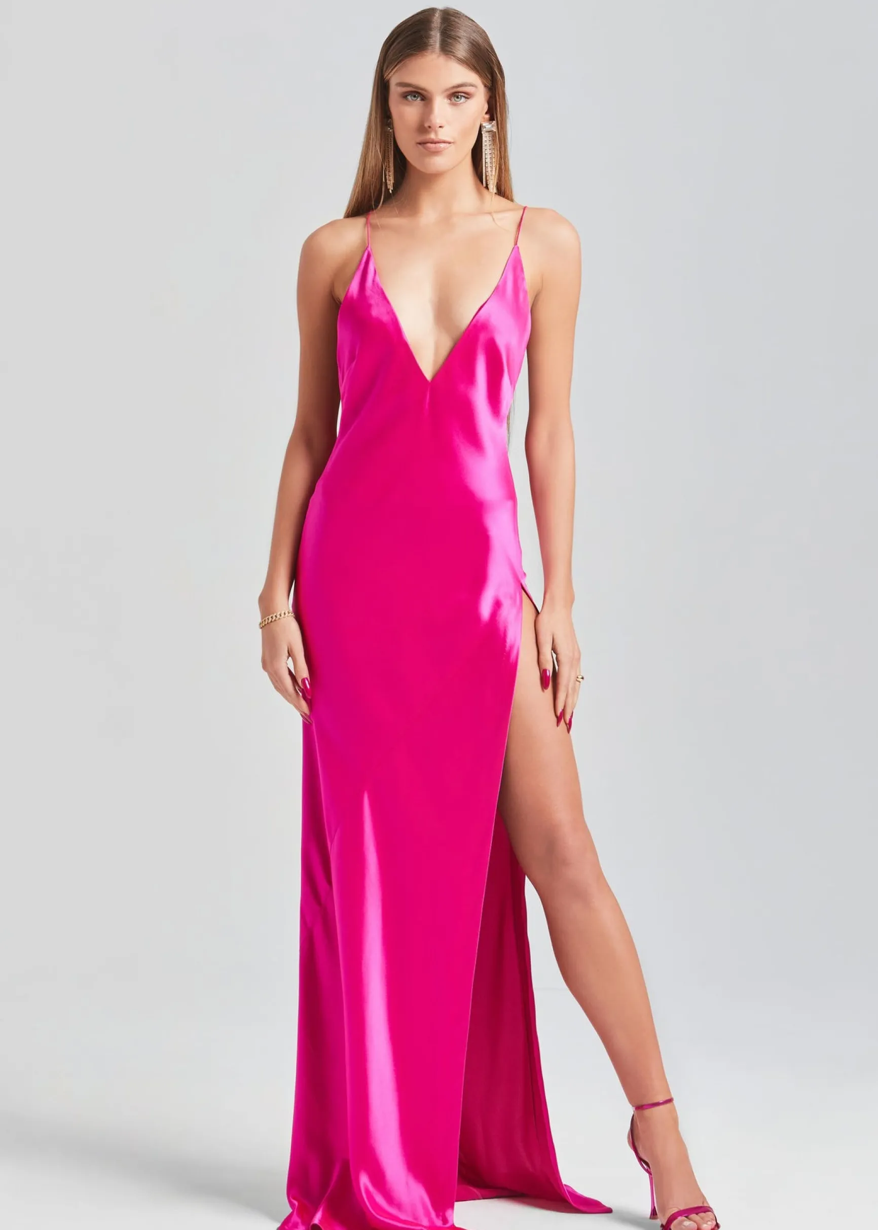 paloma_dress_0.webp Bridal Party*Retrofete Paloma Dress Neon Pink