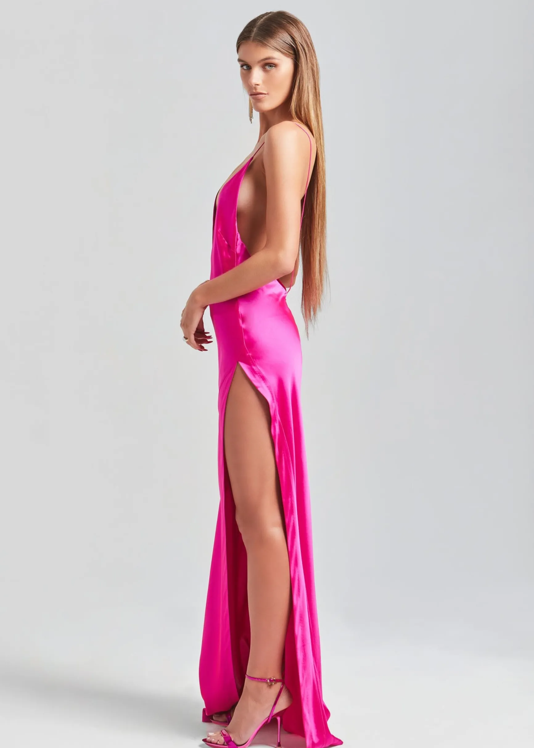 paloma_dress_2.webp Bridal Party*Retrofete Paloma Dress Neon Pink