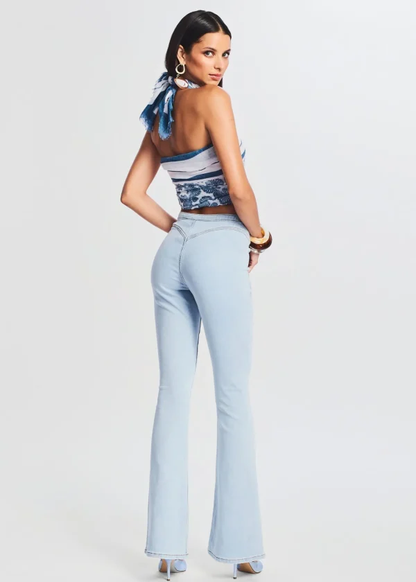 Swim*Retrofete Pareo Blue Flowers