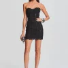 Dresses*Retrofete Paris Lace Short Dress Black