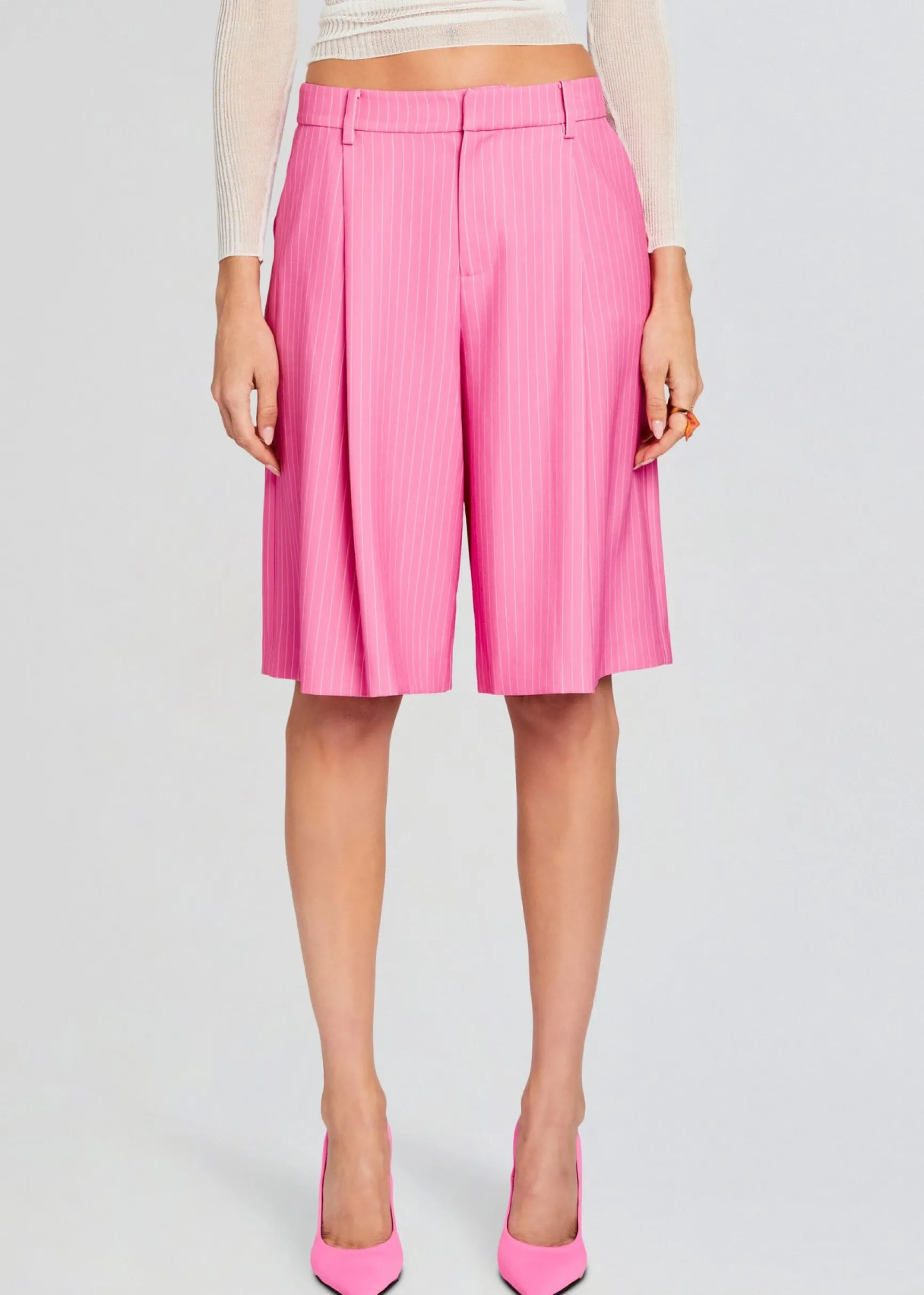 pearl_short_0-2.webp Bottoms*Retrofete Pearl Short Pink Pinstripe