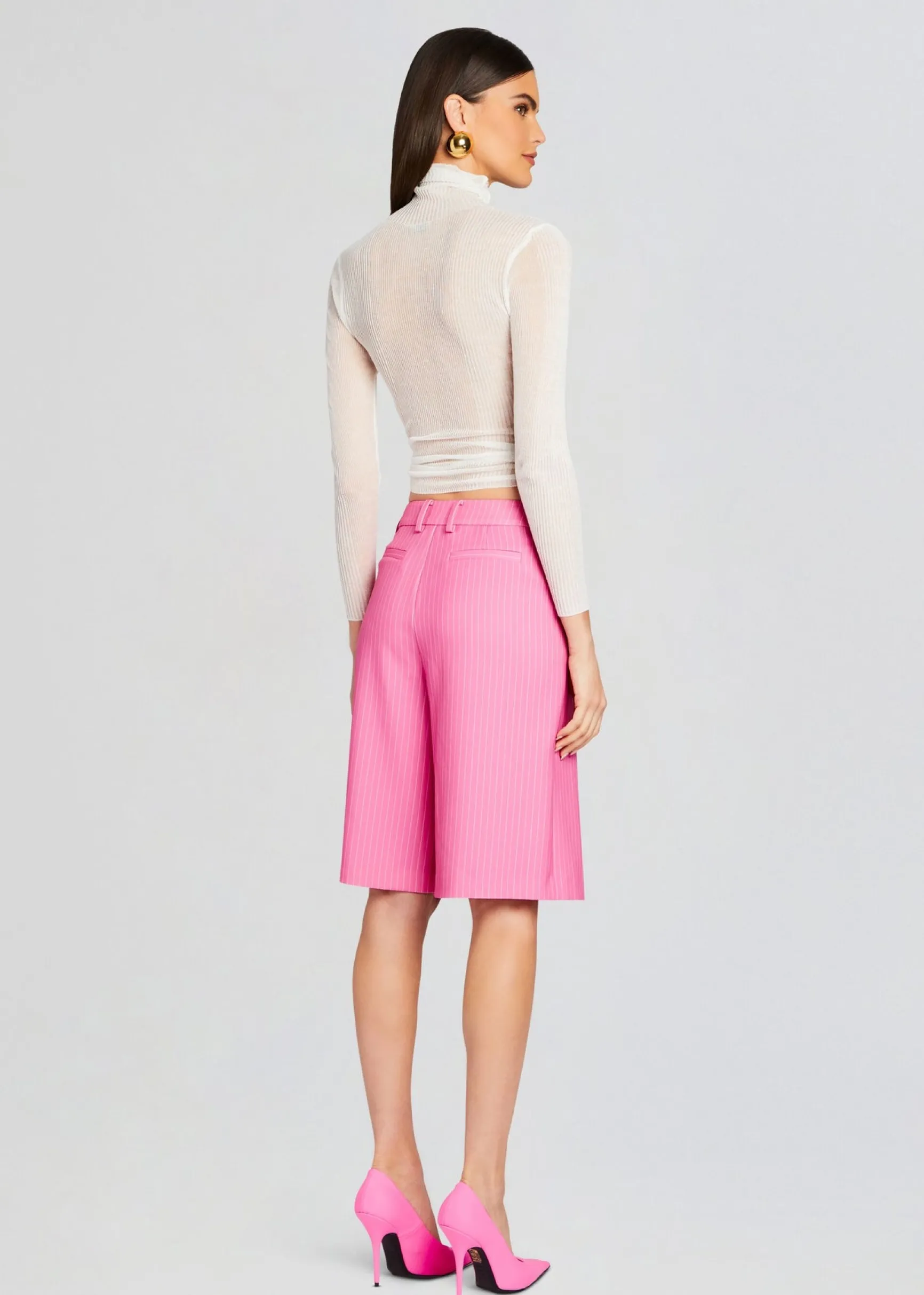 pearl_short_3-2.webp Bottoms*Retrofete Pearl Short Pink Pinstripe