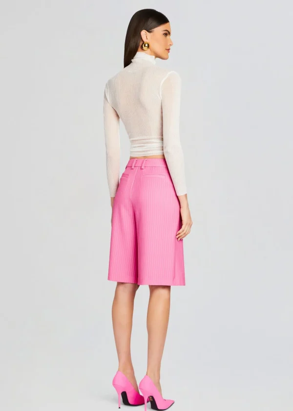 Exclusively Ours*Retrofete Pearl Short Pink Pinstripe