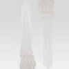 Reception Dresses*Retrofete Penny Feather Gloves White