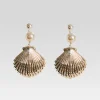 Bachelorette Party*Retrofete Perla Earrings Shiny Gold/White