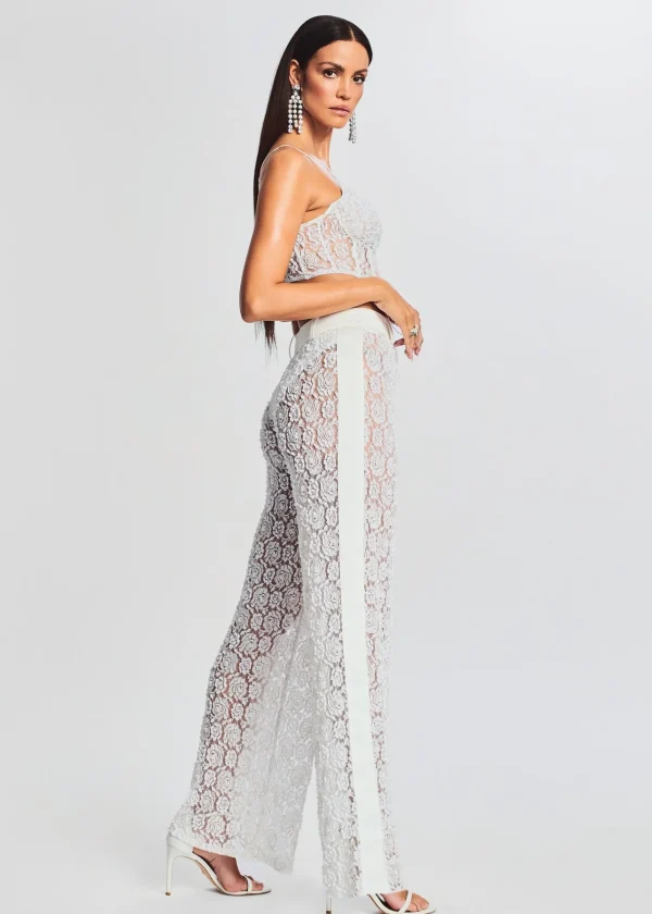 Bachelorette Party*Retrofete Pessa Lace Top White