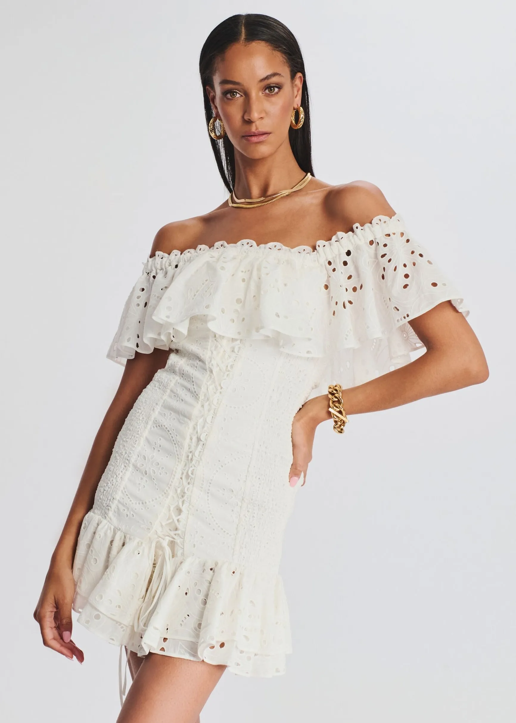 pia_short_dress_1-1.webp Bachelorette Party*Retrofete Pia Short Dress White Fruition