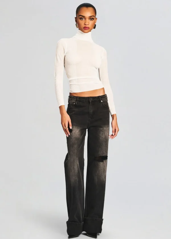 Tops*Retrofete Piper Sweater White