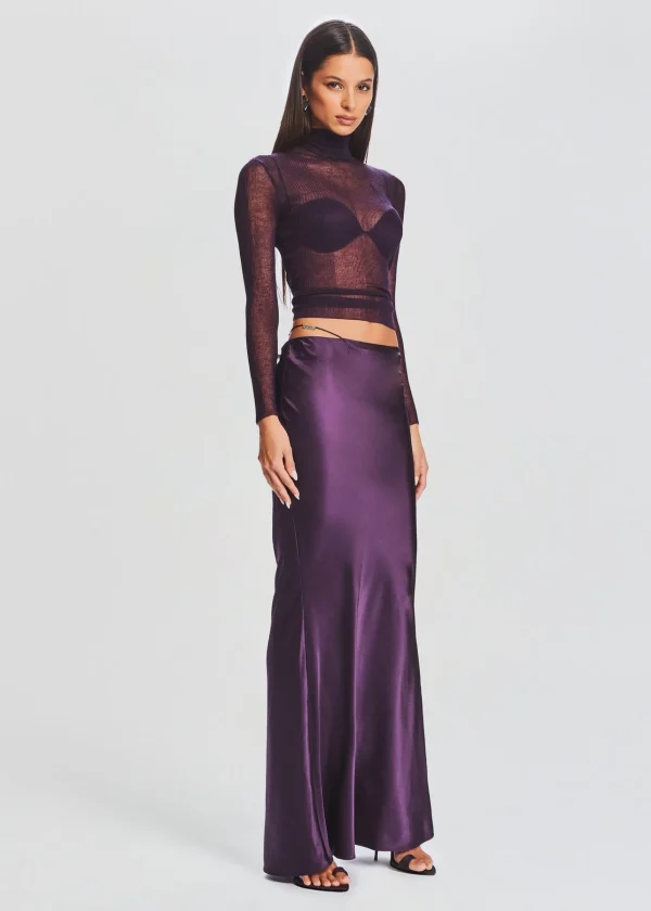 Day to Night*Retrofete Piper Sweater Eggplant