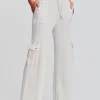 Bottoms*Retrofete Poe Knit Cargo Pant Silver