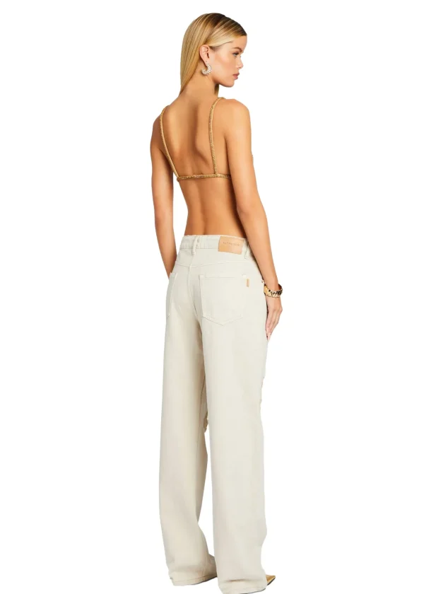 Tops*Retrofete Pyla Chain Bra Tannin/Gold