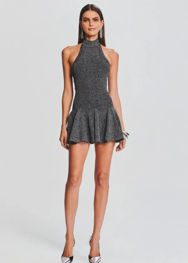 RETROFÊTE*Retrofete Quinn Dress Metallic Black/Silver