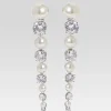 Guest Of*Retrofete Quinn Earring Ivory/Silver