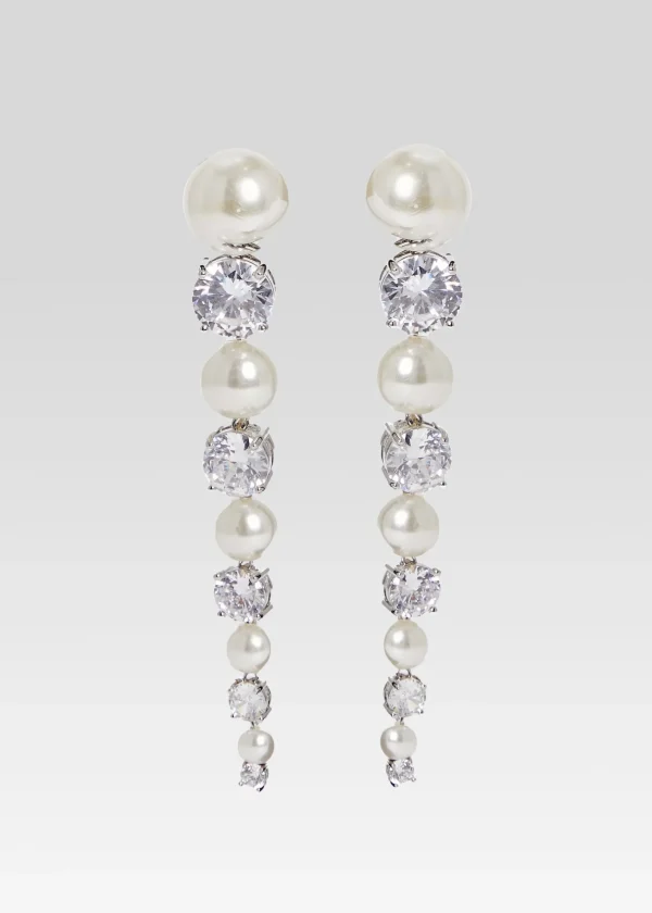 Business Chic*Retrofete Quinn Earring Ivory/Silver