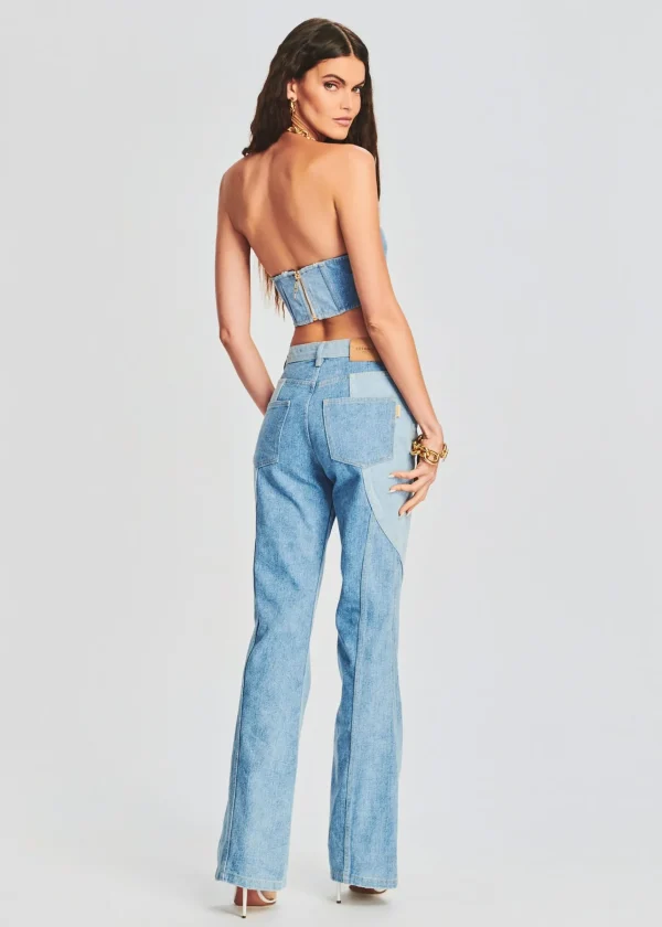 Bottoms*Retrofete Rafael Denim Jean Patchwork