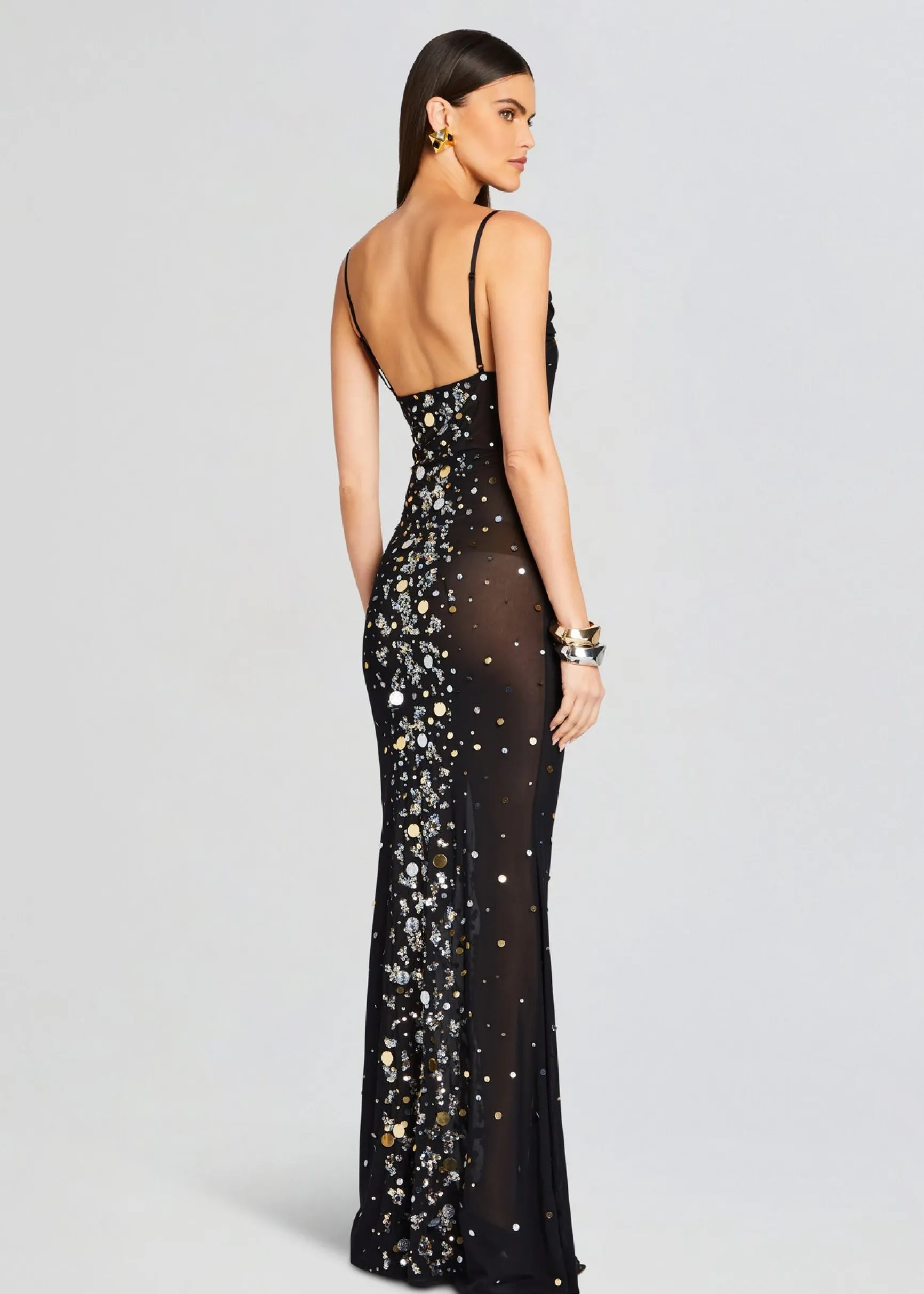 rainey_embellished_dress_3.webp Subtle Shimmer*Retrofete Rainey Embellished Dress Black/Silver Gold