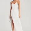 RETROFÊTE*Retrofete Rebecca Dress Moonglow White