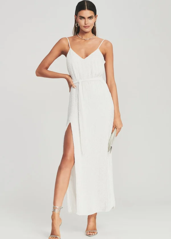 RETROFÊTE*Retrofete Rebecca Dress Moonglow White