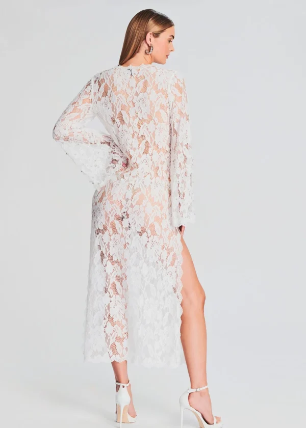 Bachelorette Party*Retrofete Reet Lace Kaftan White