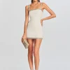 Bachelorette Party*Retrofete Regina Shell Dress White Mermaid Shell