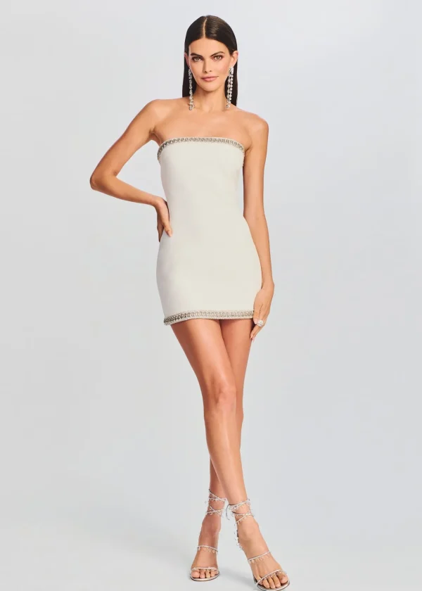 Honeymoon Looks*Retrofete Regina Shell Dress White Mermaid Shell