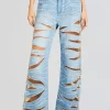Bottoms*Retrofete Renzo Embellished Denim Jean Bondi