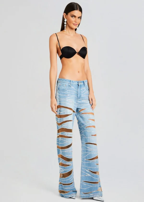 Bottoms*Retrofete Renzo Embellished Denim Jean Bondi