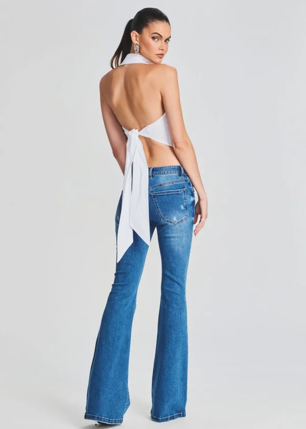 Tops*Retrofete Richie Top White