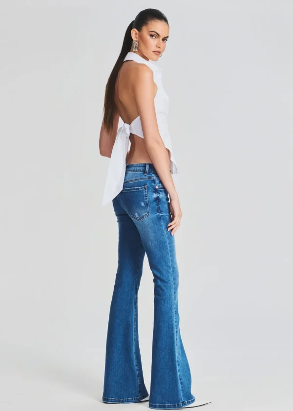 Tops*Retrofete Richie Top White