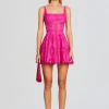Trending*Retrofete Ricka Short Dress Hot Pink