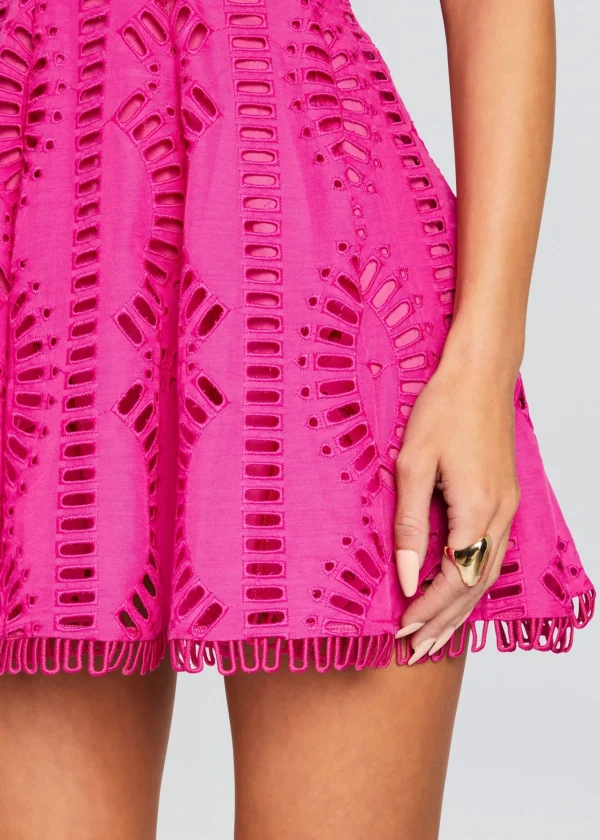 Trending*Retrofete Ricka Short Dress Hot Pink