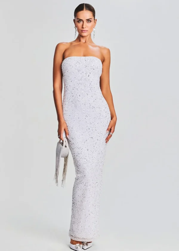 Dresses*Retrofete Riverly Dress Silver White