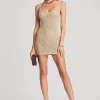 Neutral Moments*Retrofete Rocco Crochet Dress Sand