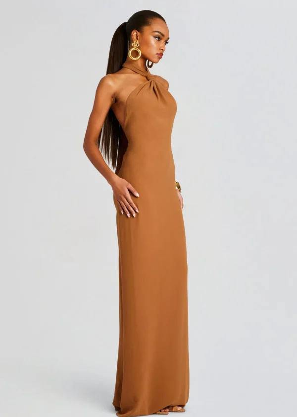 Resort '24*Retrofete Rocco Dress Tobacco