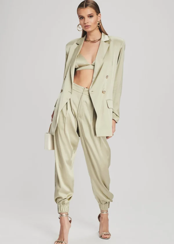 RETROFÊTE*Retrofete Rocky Silk Pant Sage